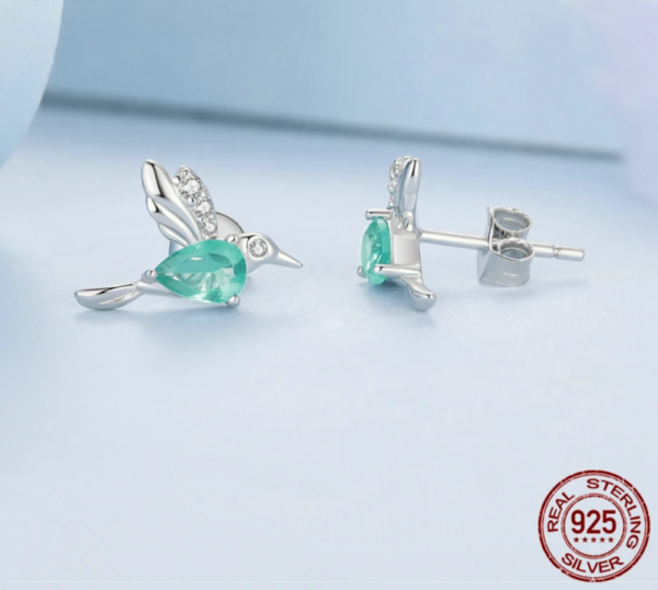 Hummingbird Stud Earrings – Image 3