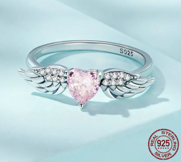 Pink Heart  Ring – Image 2