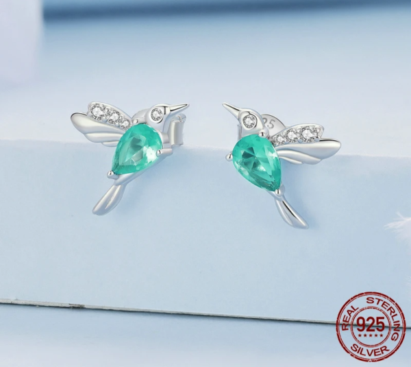 Hummingbird Stud Earrings – Image 2