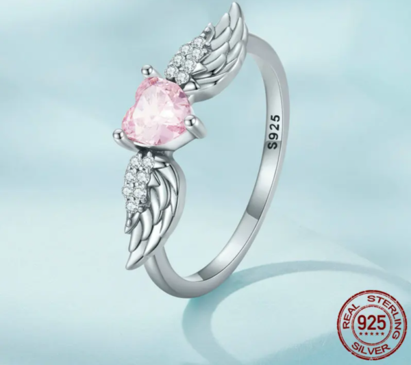 Pink Heart  Ring – Image 3